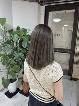 ユーリ(juli) グラデーション風オリーブグレー