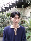 センターパート/大人メンズ/ツーブロック
