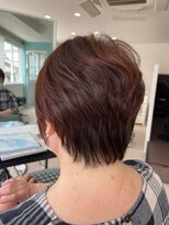 トゥットヘアー(Tutto hair)&nbsp;小顔立体感レイヤーショート☆大人可愛い透明感ショコラブラウン