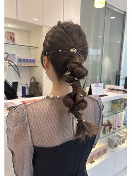 エアー 銀座タワー(AIR) 結婚式お呼ばれヘア