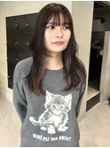 インナーカラー/ウルフカット/上田