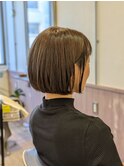大人女子◎前下がりボブ