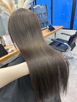 ヴェルダ 池袋店(verda) ブリーチなしダブルカラー RIKO グレージュ