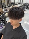 ツイストスパイラルパーマ　縦落ちツイスト　縦落ちスパイラル