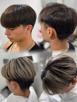 バース 梅田中崎町店(BIRTH)&nbsp;メンズハイライトバレイヤージュメッシュ