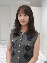 ノーヴァン デフォーム(NOVAN DEFORM) レイヤーカット/マロンベージュ/ブラウンカラー/前髪カット