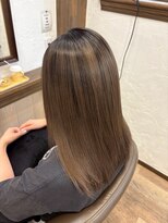 アミリー ひたち野うしく店(Amily)&nbsp;ハイライトバレイヤージュダブルカラーケアブリーチ20代30代