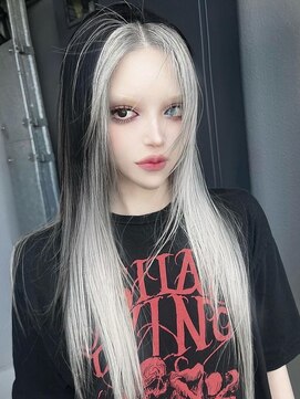 ブロック ジャポン(bloc japon) フェイスフレーミング　ダブルカラー ブリーチ/山本