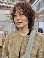 カップラ(cupra)&nbsp;ミディアムレイヤー　× パーマ