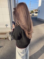 美容室 サワコ 国府店(SAWAKO) tossyオリジナルの柔色ミルクティーグレージュ