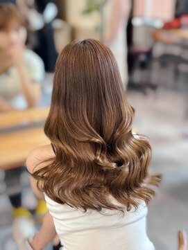 ロンドアベニール 北千住(Lond avenir) 韓国顔周り/バタフライカット/ミディアムレイヤーカット北千住