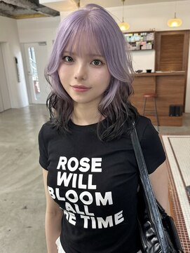 リヴ オオサカ(LIV OSAKA) ホワイトピンク/ミディアムレイヤー/トリプルカラー