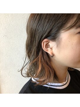 アコット(Acotto.) イヤリングカラー インナーカラー オレンジ