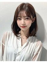 リークフー(Ree cu fuu)&nbsp;レイヤーカット透明感カラーシースルーバング