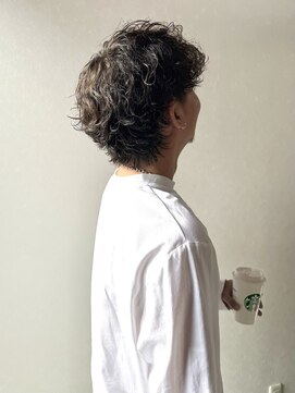ラフ バイ マグ 南松本(R.A.F. by Mag) 松本シャドウパーマスパイラルパーマメンズマッシュメンズカット