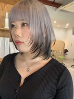ワンバイワン(One×One)&nbsp;シルバーカラーにエンドカラーブラック