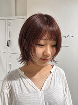 パトゥ 京都四条烏丸(patou) 韓国風顔周りレイヤーボブ