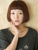 美容室チック 大島店(chic)&nbsp;無邪気な甘さを与えるボブ★みじかめの眉上バング【大島】