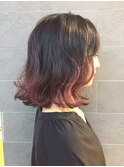 スモーキーピンクグラデーション