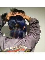 バクラ(BAKLA)&nbsp;【高田馬場 BAKLA】☆ビビットブルーボブ☆