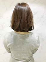 パティオン(PATIONN)&nbsp;毛先ワンカール×シンプルワンレンボブ【表参道  原宿】