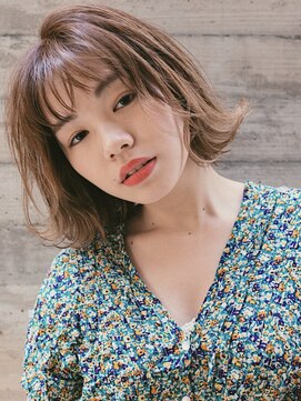 シカタ シーカ 鎌倉(CICATA/ShIKA.) 無造作カールと3Dカラー丸みショートボブディ【シカタ関口】