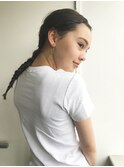 【ACA】カジュアルヘアアレンジ二次会フィッシュボーン