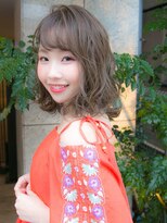 ルティア 池袋(Lutia)&nbsp;ミルキーグレージュ　卵型　似合わせカット