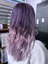 ザ カラー ラボ(THE COLOR LABO)&nbsp;グラデーション　グレーパープル　ローライト