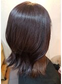 レッドブラウン×バイカラー[新宿/髪質改善/ヘッドスパ]