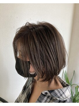 ジェルム ヘアーワークス(germe hair works) ミニウルフスタイル