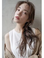 ギークス(GEEKS)&nbsp;【GEEKS渋谷】フェザーバング/くすみからー/ロングウルフ/抜け感