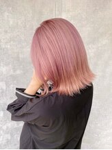 ブロッサム 池袋店(Blossom) ピンクベージュペールカラーブリーチダブルカラー池袋髪質改善