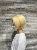 10代20代/抜きっぱなし/ハイトーン/ブロンド/ハンサムショート