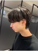 韓国 センターパートウルフ