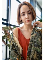 ケアリー 成増(Carelly)&nbsp;☆大人かわいい前髪セシルカットココアブラウンネオウルフ