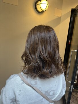 ロア ヘアーコーディネート 三条烏丸店(LoRE hair coordinate) シークレットハイライト×ブラウンベージュ