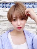 大人可愛い小顔丸みショートヘア☆