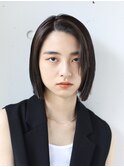 大人切りっぱなしボブ【ハイライト】