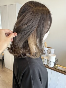 メロウヘア(Mellow hair) インナーカラー＊ベージュ