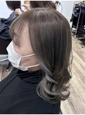 白髪ぼかし×インナーカラー