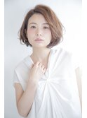 【SORECA/ソレカ】ボブスタイル × ベージュ系カラー