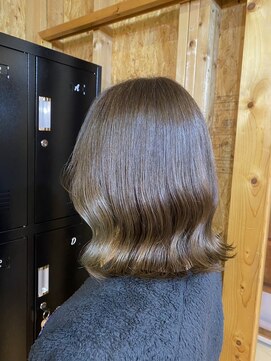 アフターニュース 新潟(afternews) ダブルカラー/ブランウンベージュ/ケアブリーチ/韓国ボブ