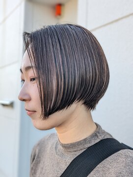 ケーオーエスビューティー(K O S beauty) 前下がりショートボブ！