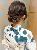 浴衣着付けヘアセット/ヘアアレンジ/浴衣ヘア/浴衣アレンジ