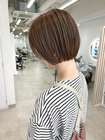 トレヘアー 京都 烏丸(tRe hair)&nbsp;透明感カラーのミニボブ