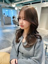 アリスバイアフロート 自由が丘(ALICe by AFLOAT)&nbsp;低めレイヤー／韓国くびれヘア／オリーブベージュ【自由が丘】