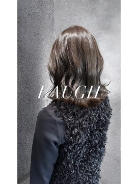 ラフ(LAUGH) グレージュ外ハネ