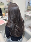 【ユゲミナミ】暗髪＊透明感ショコラブラウン