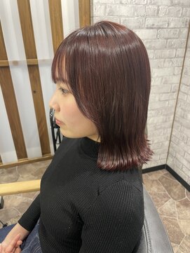 イリエ 川口(irier) 春カラー☆ピンクブラウン